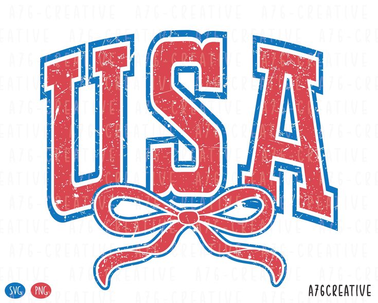 Comfort Colors Tee-Distressed USA Bow