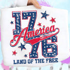 Comfort Colors Tee-1776 land of the free