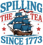 Comfort Colors Tee-Spilling the Tea Since 1773
