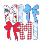 Comfort Colors Tee-MiMi Preppy Bow