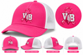 VB breast Cancer Ribbon snap back trucker hat