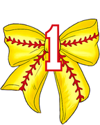 Vero Beach Indians Softball with preppy bow