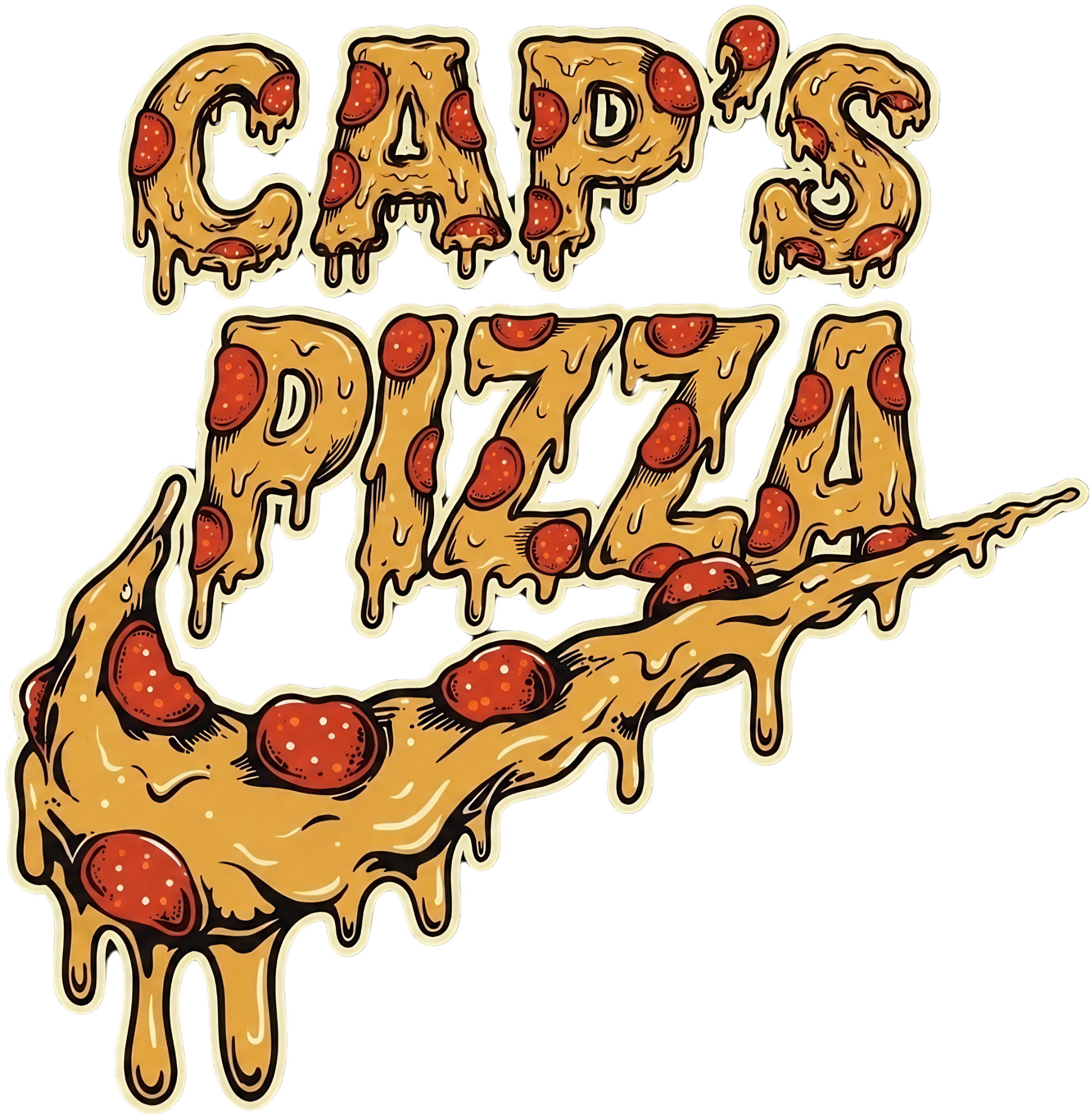 Caps Pizza Just Order it! Custom Tees
