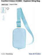Comfort Color Crossbody Bag
