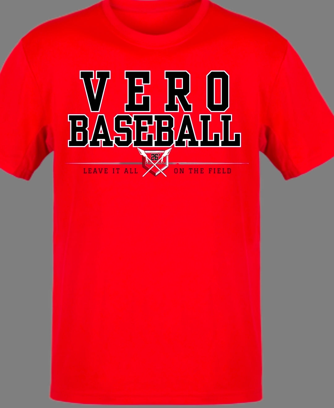 Limited Edition Final 4 Vero Baseball Tee(50% of Sales go back to the Diamond Club)