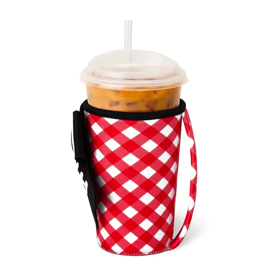 VB gameday gingham coolies with Handle *(fits 22oz cups)