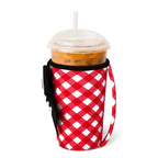 VB gameday gingham coolies with Handle *(fits 22oz cups)