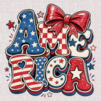 Comfort Colors Tee- America Bow