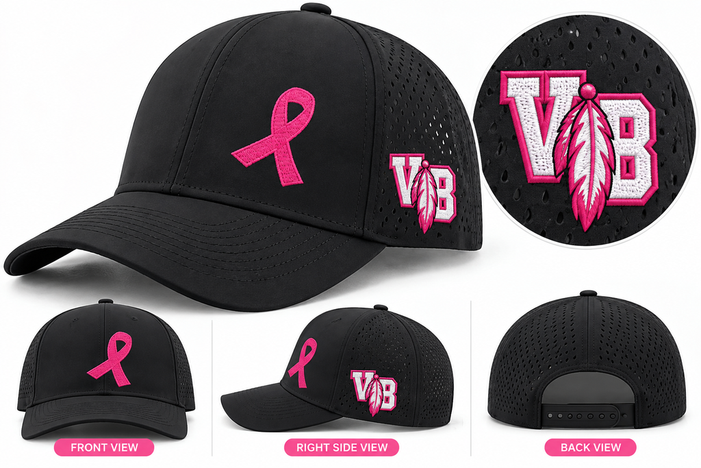 VB Football Breast Cancer Awareness Hat