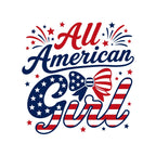 Comfort Colors Tee- All American Girl