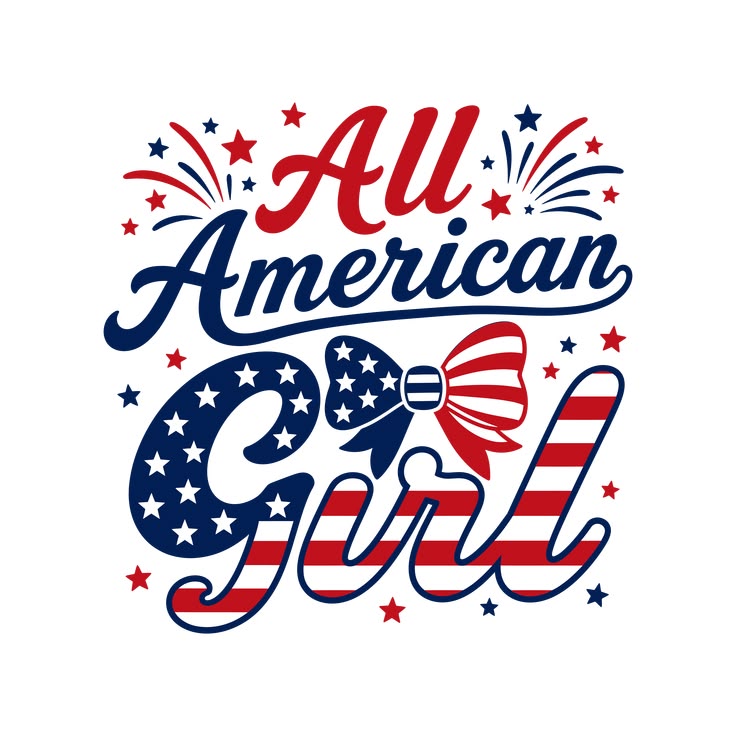 Comfort Colors Tee- All American Girl