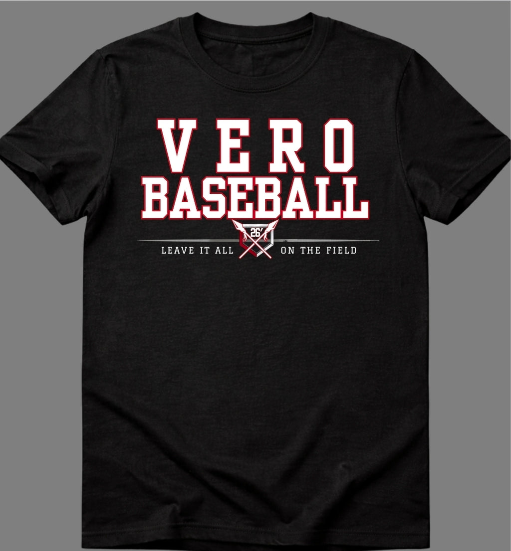 Limited Edition Final 4 Vero Baseball Tee(50% of Sales go back to the Diamond Club)