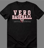 Limited Edition Final 4 Vero Baseball Tee(50% of Sales go back to the Diamond Club)