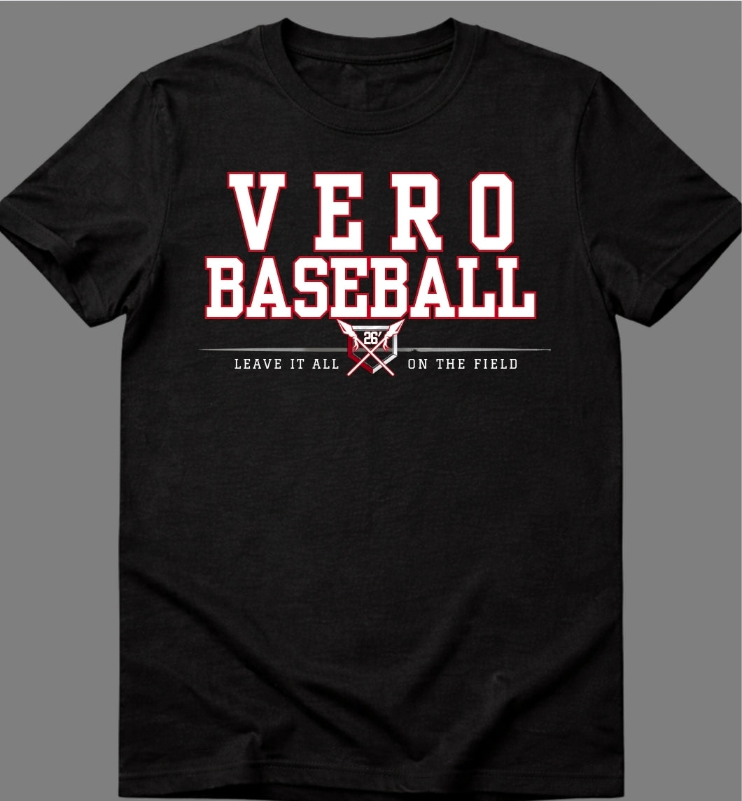 Limited Edition Final 4 Vero Baseball Tee(50% of Sales go back to the Diamond Club)