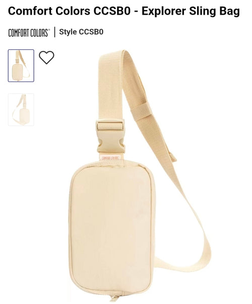 Comfort Color Crossbody Bag