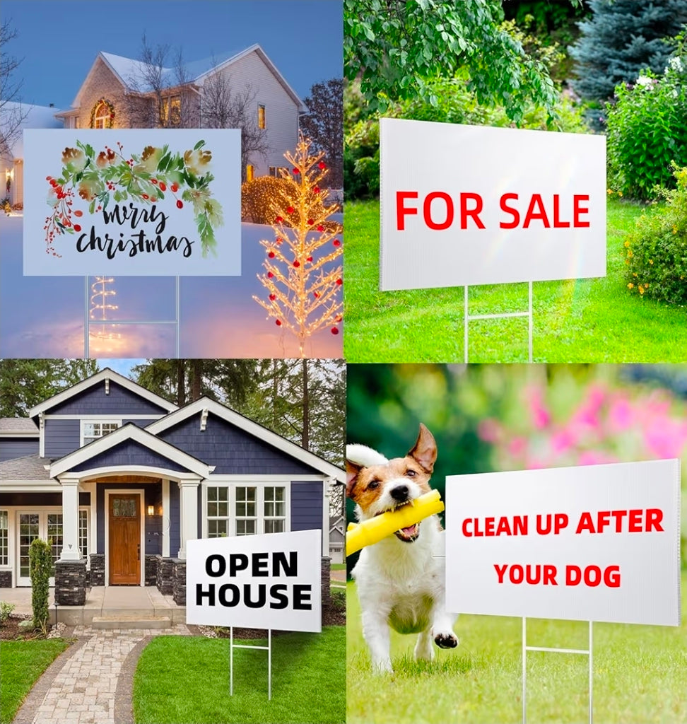 Open House Yard Signs