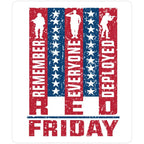 Comfort Colors Tee- Red FRIDAY