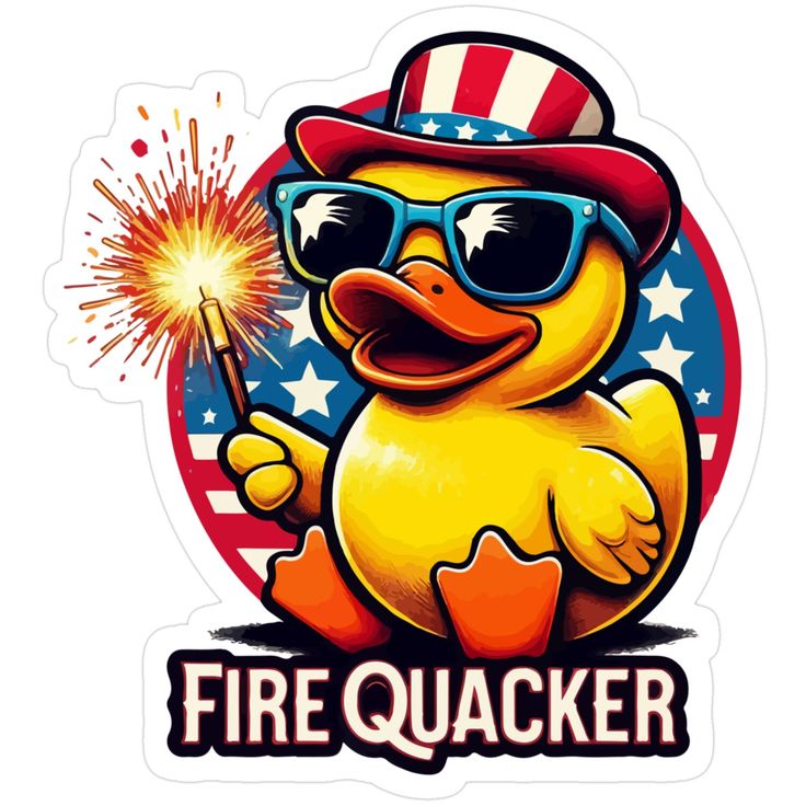 Comfort Colors Tee- Fire Quacker