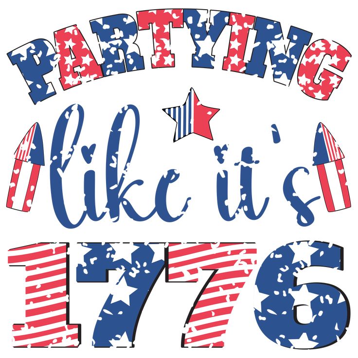 Comfort Colors Tee- Partying like its 1776