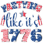 Comfort Colors Tee- Partying like its 1776